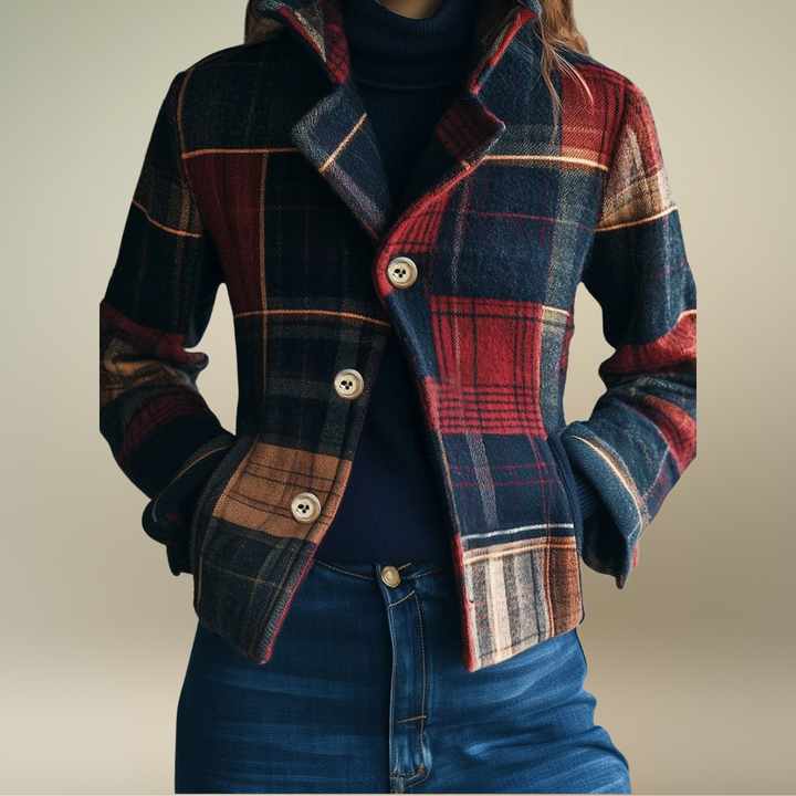 Natalie | Classic Plaid Jacket