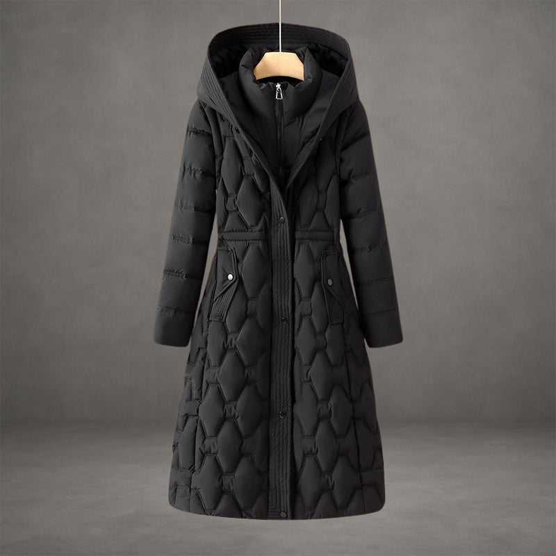 Olivia™ | Longline Hooded Down Coat